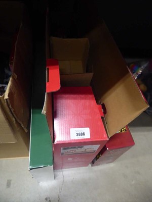 Lot 3606 - Christmas water globe, LED advent calendar,...