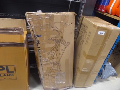 Lot 3616 - Children's slide, climbing frames, play swords...