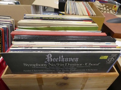 Lot 2473 - 2 boxes containing primarily classical records
