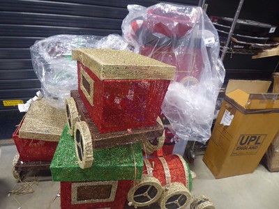 Lot 3617 - Outdoor LED Christmas train