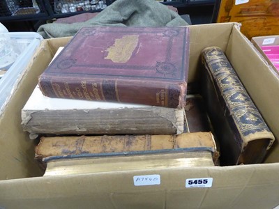Lot 5455 - Box of Antiquarian books to include Alter of...