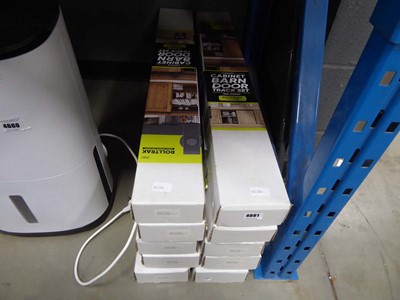 Lot 4661 - 10 packs of Complete Cabinet Barn Door Track...