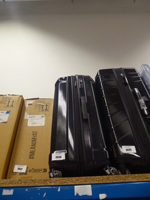 Lot 3636 - 2 piece hard shell Samsonite suitcase set