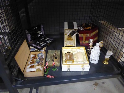 Lot 5502 - Cage containing grooming set, Wade Whimsies,...