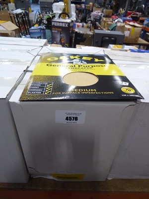 Lot 4576 - Oakey five pack general purpose sandpaper...