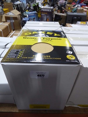 Lot 4577 - Oakey five pack general purpose sandpaper...