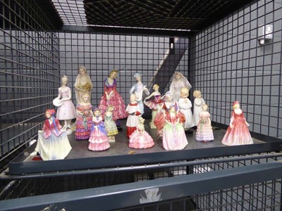 Lot 5478 - Cage containing a qty of Royal Doulton and...