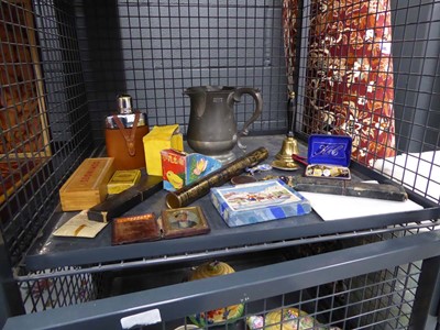 Lot 5486 - Cage containing a miniature portrait, hip...