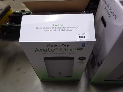 Lot 4633 - Meaco dry Arete One dehumidifier and air purifier