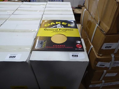 Lot 4588 - Oakey five pack general purpose sandpaper...