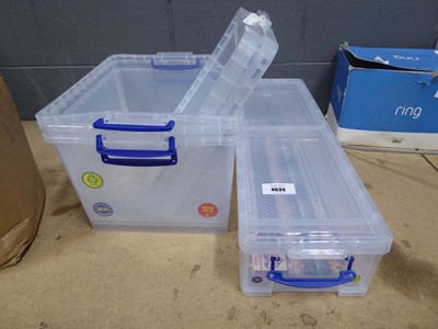Lot 4635 - Plastic storage crates