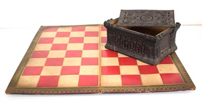 Lot 8 - A Jacques 'Staunton Chess Men' carton pierre...