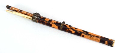 Lot 11 - A 19th century Japanese tortoise-shell and...