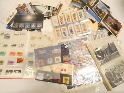 Lot 2088 - Box containing world stamps, First Day Covers,...