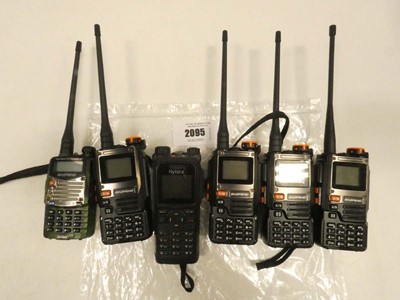 Lot 2095 - Various two-way radios; 4x Baofeng UV-K61,...