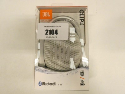 Lot 2104 - JBL Clip4 wireless speaker