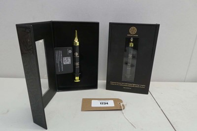 Lot 1234 - 2 boxed Forever Flawless diamond infused 24ct...