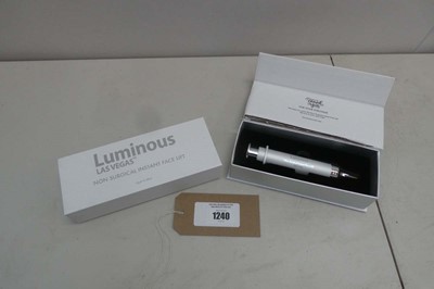 Lot 1240 - 2 boxed Luminous Las Vegas non-surgical...