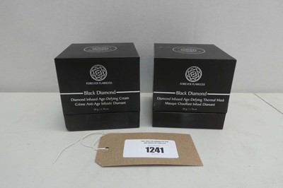 Lot 1241 - Box of Forever Flawless Black Diamond diamond...