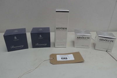 Lot 1243 - Small selection of skin care incl. 2 boxes of...