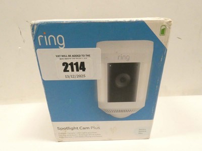 Lot 2114 - Ring Spotlight Cam Plus