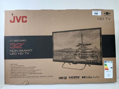 Lot 2120 - Boxed JVC 32" LED HD TV