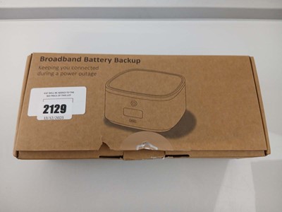 Lot 2129 - Boxed Broadband Battery back up