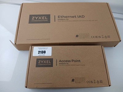 Lot 2130 - Boxed Zyxel Access Point & Ethernet IAD