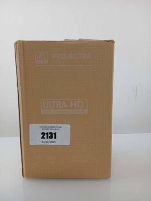 Lot 2131 - Boxed Ultra HD Multimedia LED Projector