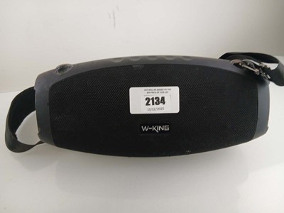 Lot 2134 - W-King bluetooth speaker