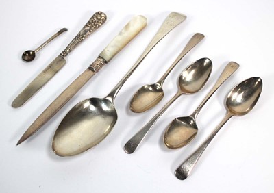 Lot 233 - A George III silver old English pattern...