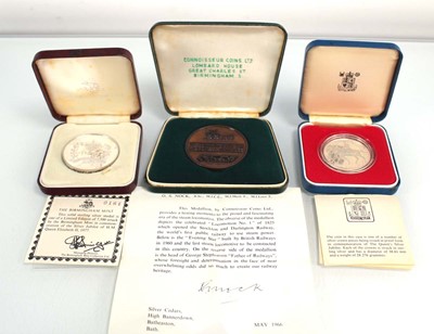 Lot 234 - A Royal Mint silver crown commemorating the...