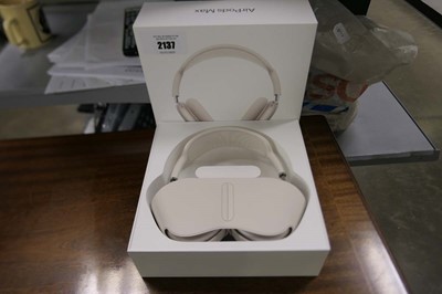 Lot 2137 - Apple Airpods Max, boxed with smart case,...