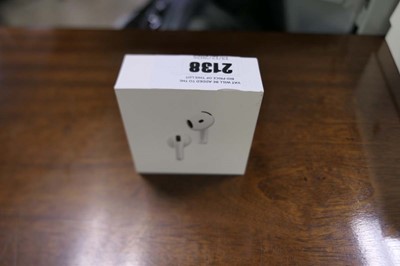 Lot 2138 - *SEALED* Apple Airpods 4 (ANC), boxed with...