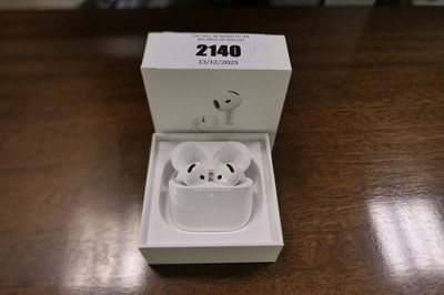 Lot 2140 - Apple Airpods 4 (ANC), boxed with charging...