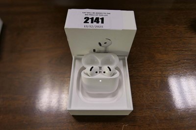 Lot 2141 - Apple Airpods 4 (ANC), boxed with charging...