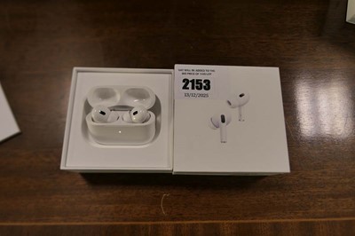 Lot 2153 - Apple Airpods Pro (2nd Generation), boxed with...