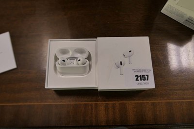 Lot 2157 - Apple Airpods Pro (2nd Generation), boxed with...