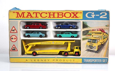Lot 58 - A Matchbox G-2 transporter set, boxed
