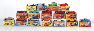 Lot 62 - Sixteen Matchbox models: 3 Monteverdi Hai, 6...