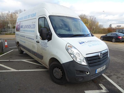 Lot 4003 - (LL12 SFF) 2012 Vauxhall Movano F3500 in white,...