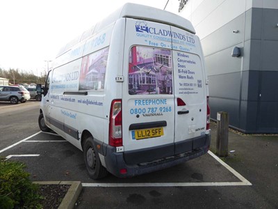 Lot 4003 - (LL12 SFF) 2012 Vauxhall Movano F3500 in white,...