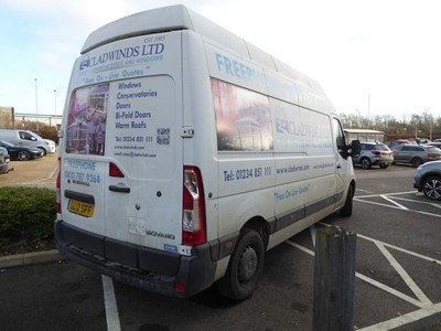 Lot 4003 - (LL12 SFF) 2012 Vauxhall Movano F3500 in white,...