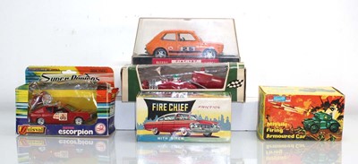 Lot 64 - A small group of toys comprising: Nacoral Fiat...