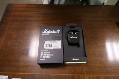 Lot 2169 - Boxed pair of Marshall Minor 3 wireless...