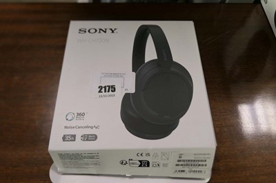Lot 2175 - Boxed pair of Sony WHCH720N noise cancelling...
