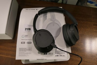 Lot 2176 - Boxed pair of Sony WHCH720N noise cancelling...
