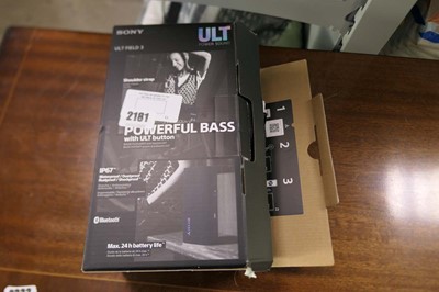Lot 2181 - Sony ULT Field 3 wireless portable speaker, boxed