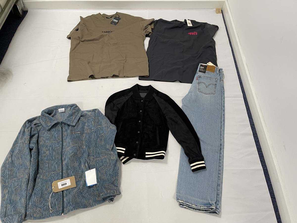 Lot Selection of clothing to include Levi's,...