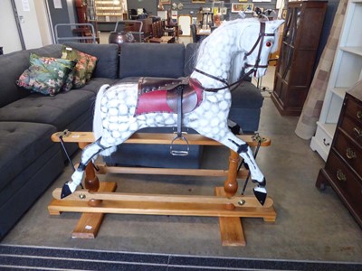 Lot 5257 - Painted rocking horse